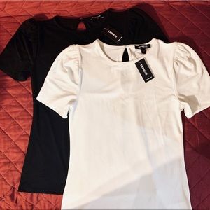 Express Puff Sleeve Top (lot of 2)